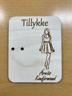 Pengegave kort i træ